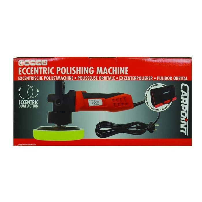 Masina de lustruit si polisat caroseria cu roto excentric Carpoint 230 V, 600 W