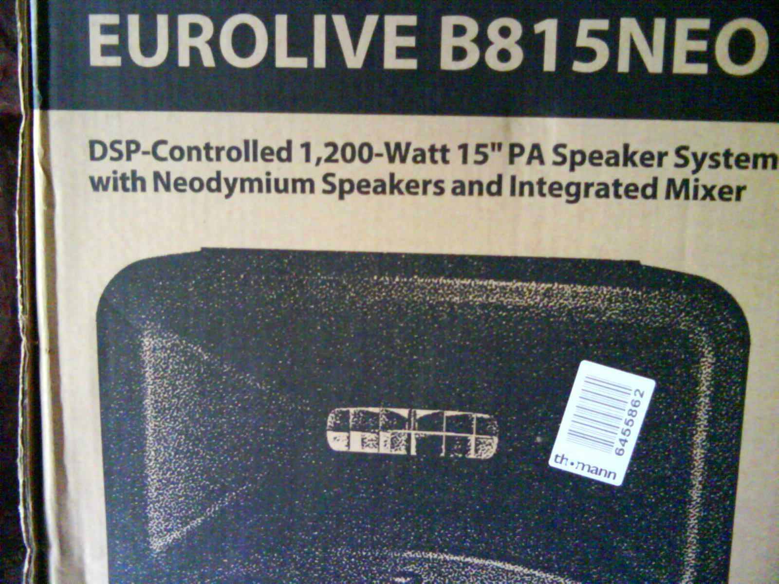 behringer 815 neo active