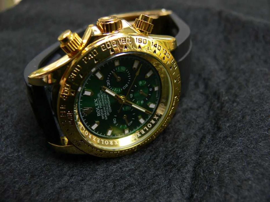 CEAS R.O.L.E.X Daytona Gold&Green Silicone Edition NOU 2025 !! verde