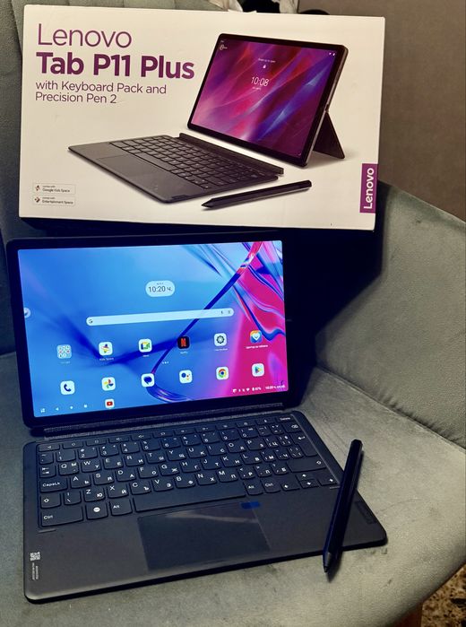 Таблет Lenovo p11 Plus SIM 4/128 Gb перфектно състояние