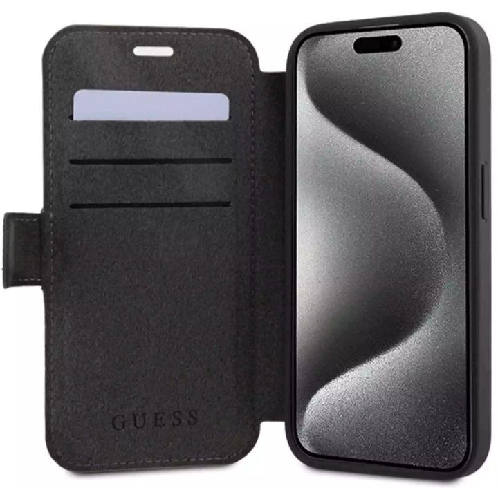 Продавам чисто нов оригинален калъф-тефтер Guess за iphone 15  pro