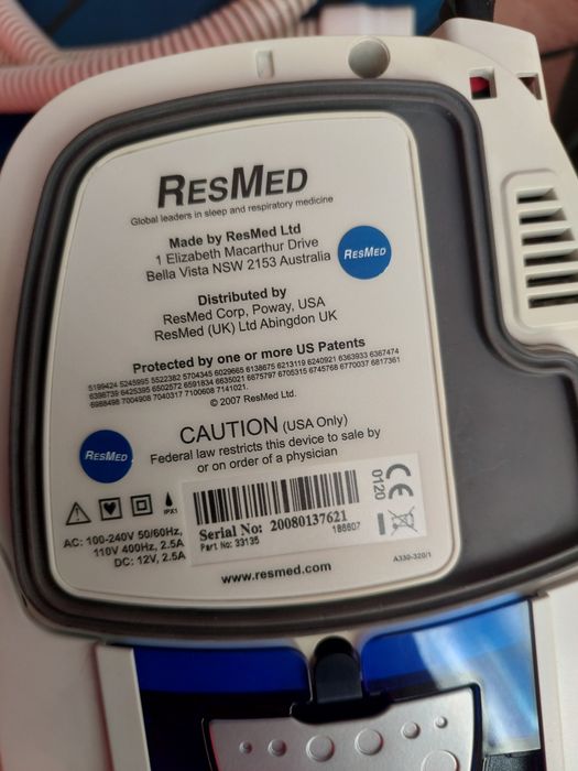 Aparat pentru apnee in somn Resmed s8 CPAP autoset spirit 2