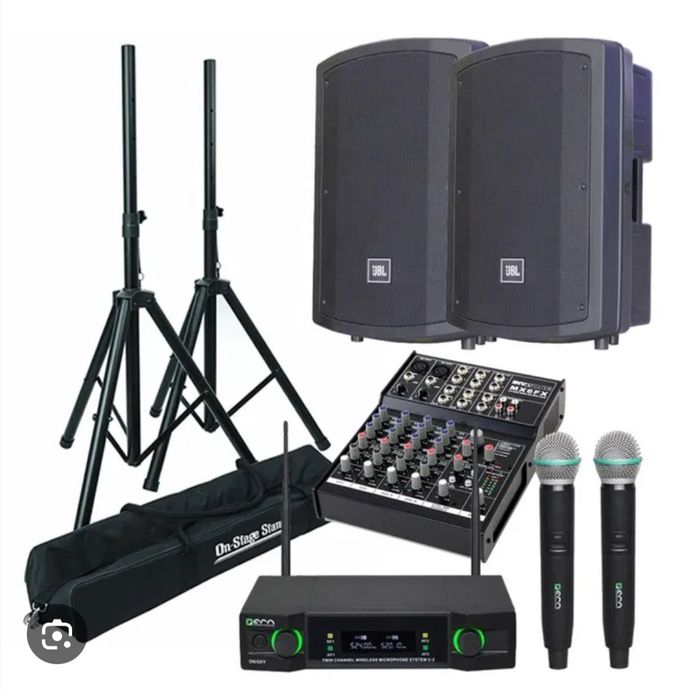 Калонка микрофон ва усилитель хизматлари