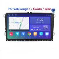 Navigatie dedicata cu android VW Passat CC,B7,B6,Golf 5 6,Touran,Skoda