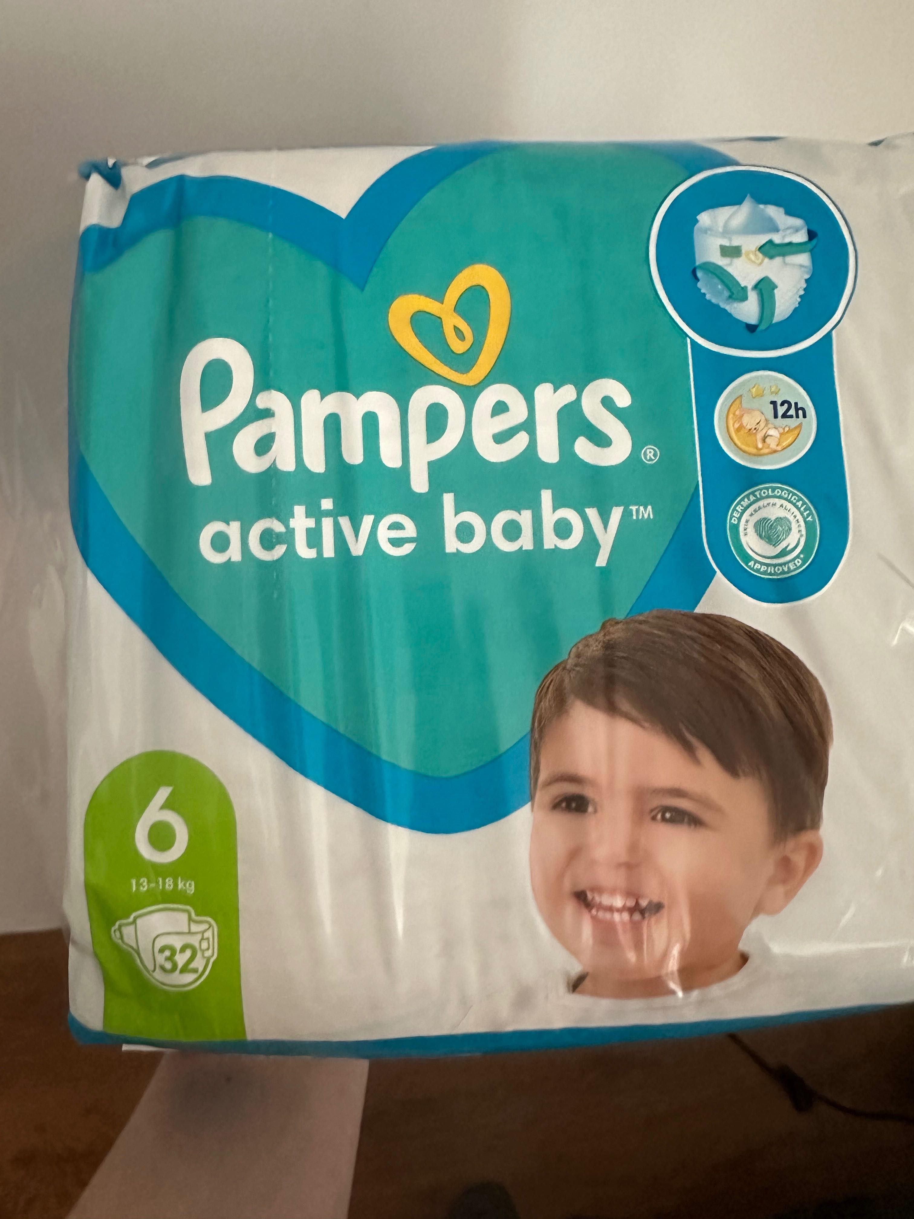Scutece pampers active baby nr 6