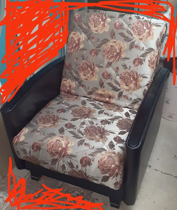 Диван и кресло производства Россия, Екатеринбург АСМ элегант ортопед