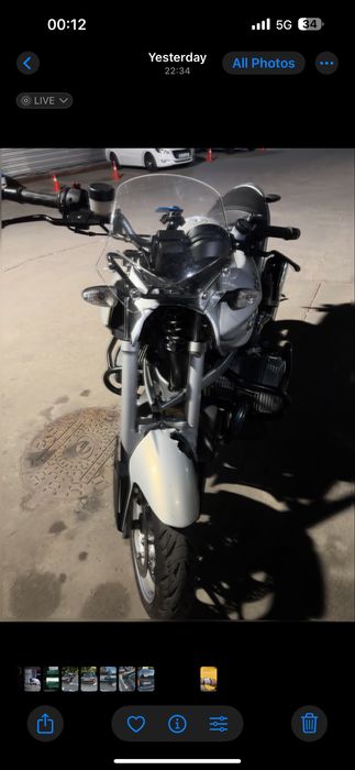 BMW R1200R avariat ( piese pentru schimb)