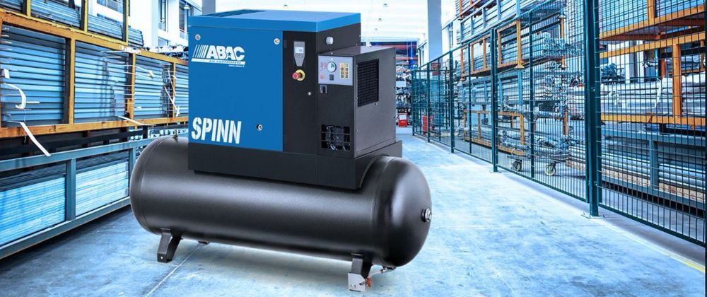 Compresor Aer cu surub ABAC 15kw - 10bar / 13bar - Complet Echipat