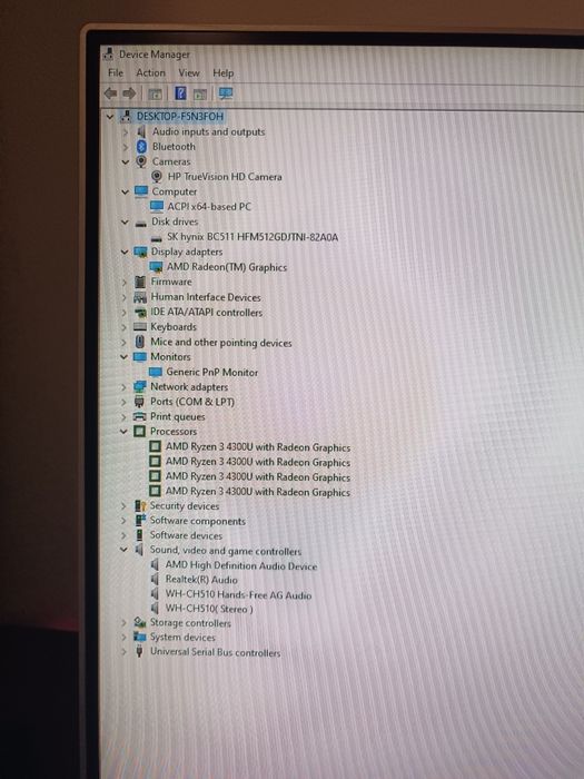 Sistem All-in-one PC HP 27 inch Ryzen ™ 3 4300U 8 GB 512 GB SSD
Ryz