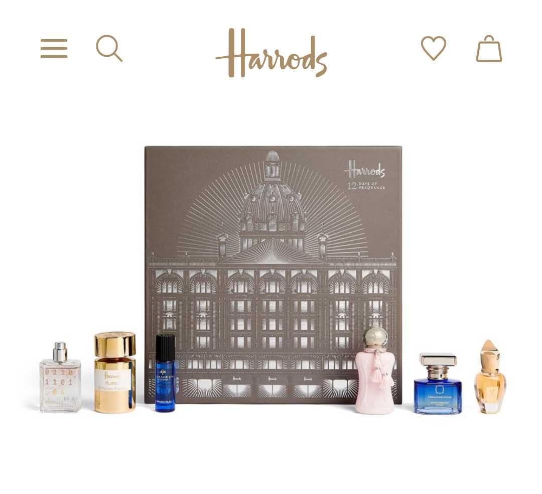 Calendar parfumuri Harrods 2023 - valoare 1009 lire sterline