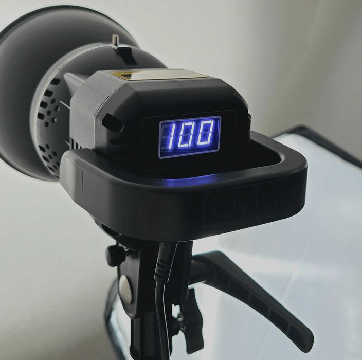 4 x lumini LED foto - video GVM P80S II, reglabile, accesorii, fundal