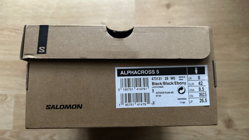 Salomon Alphacross 5 masura 42 EUR barbati incaltaminte trekking sport