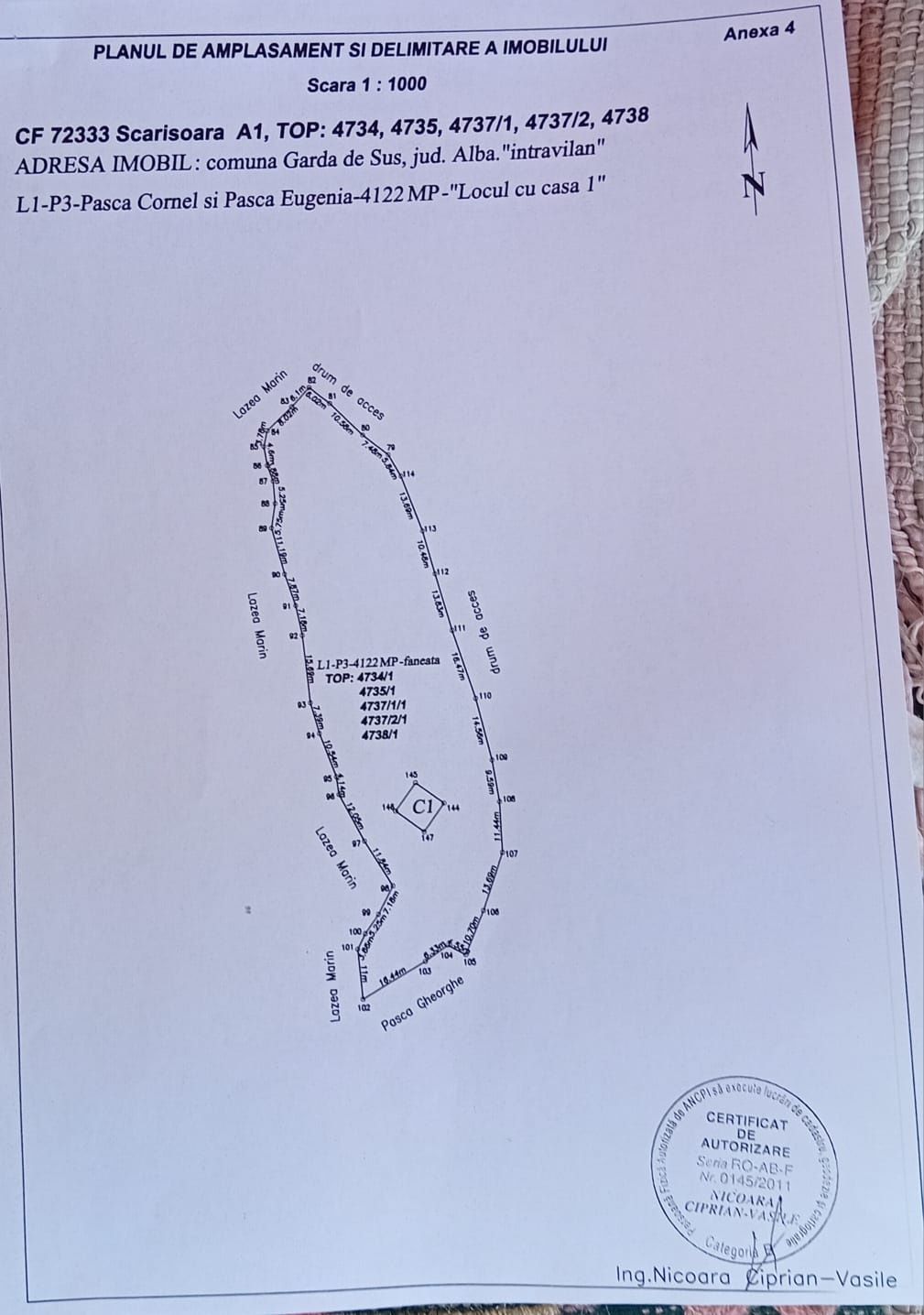 Vând casa în Garda de sus