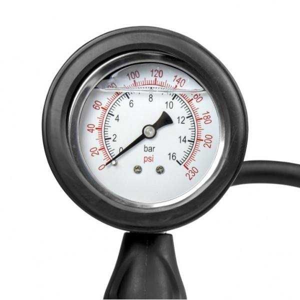 Пистолет с манометър за помпене на гуми глицеринов 0-16 Bar