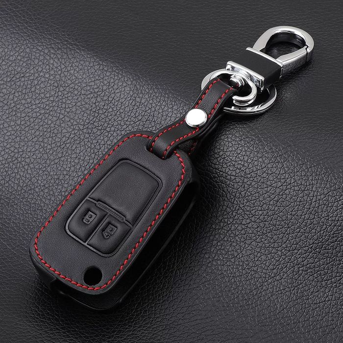 Кожен калъф за ключ Chevrolet Cruze Aveo OPEL Insignia Astra J Zafira