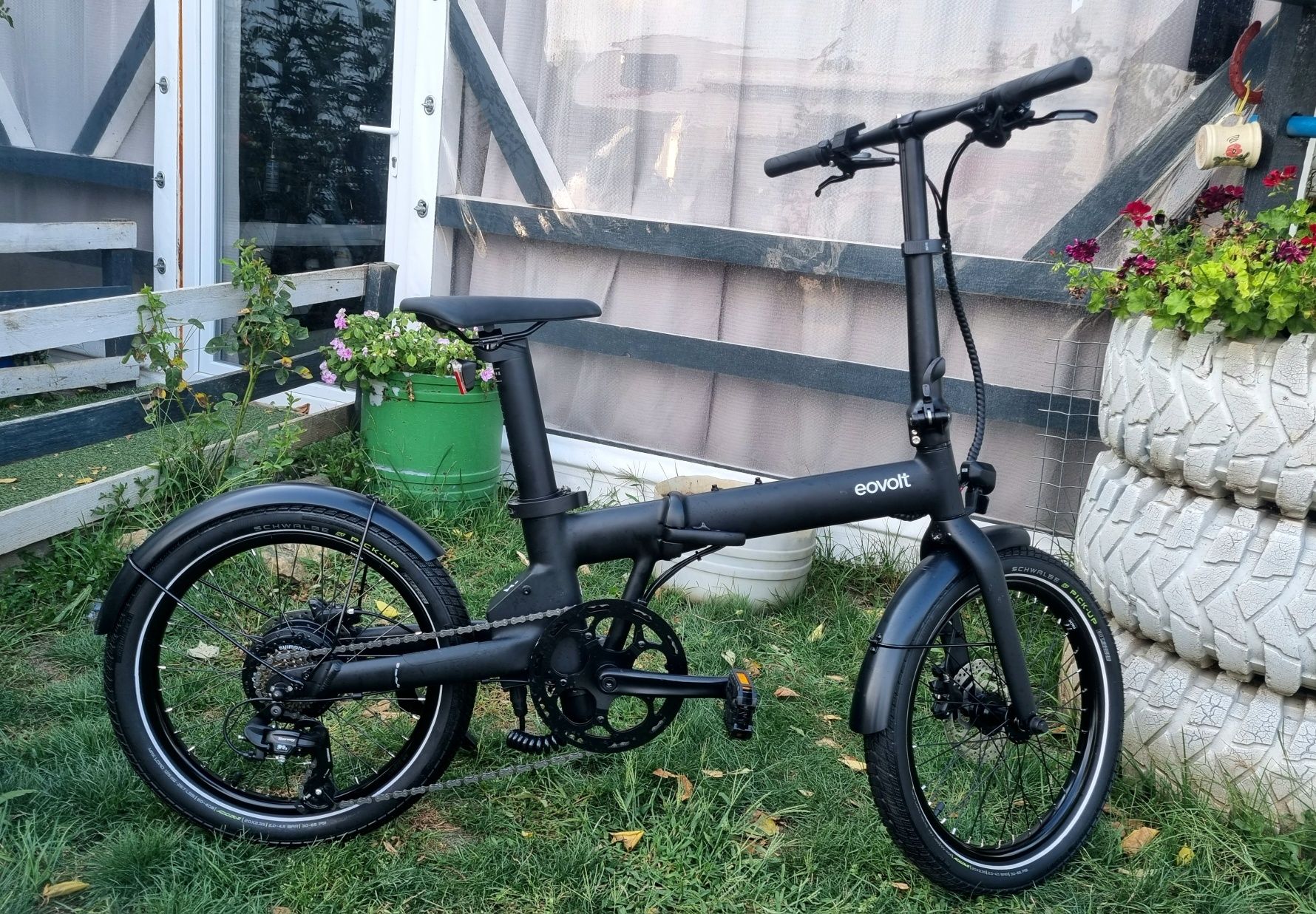 Bicicleta pliabila electrica Eovolt 20 inch
