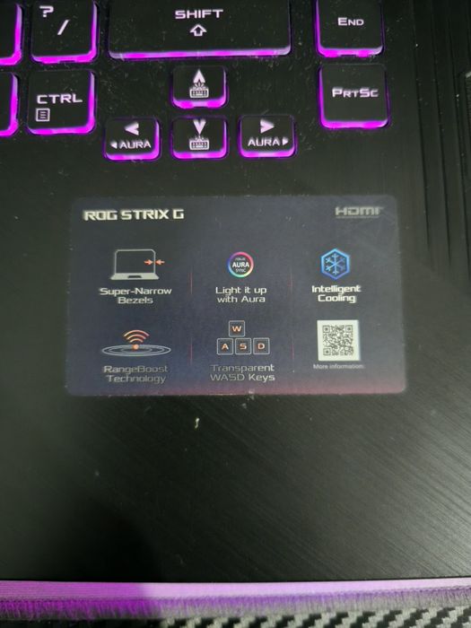 Laptop gaming asus rog strix g531