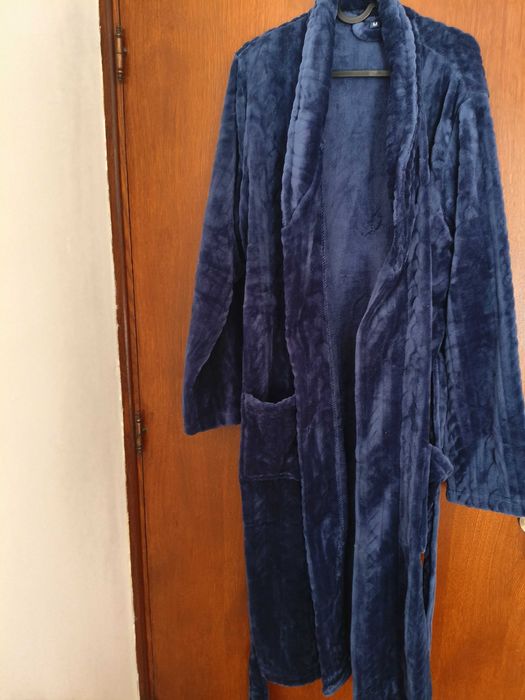 Halat Dormeo warm hug bleumarin-gri bărbați, mărimea M