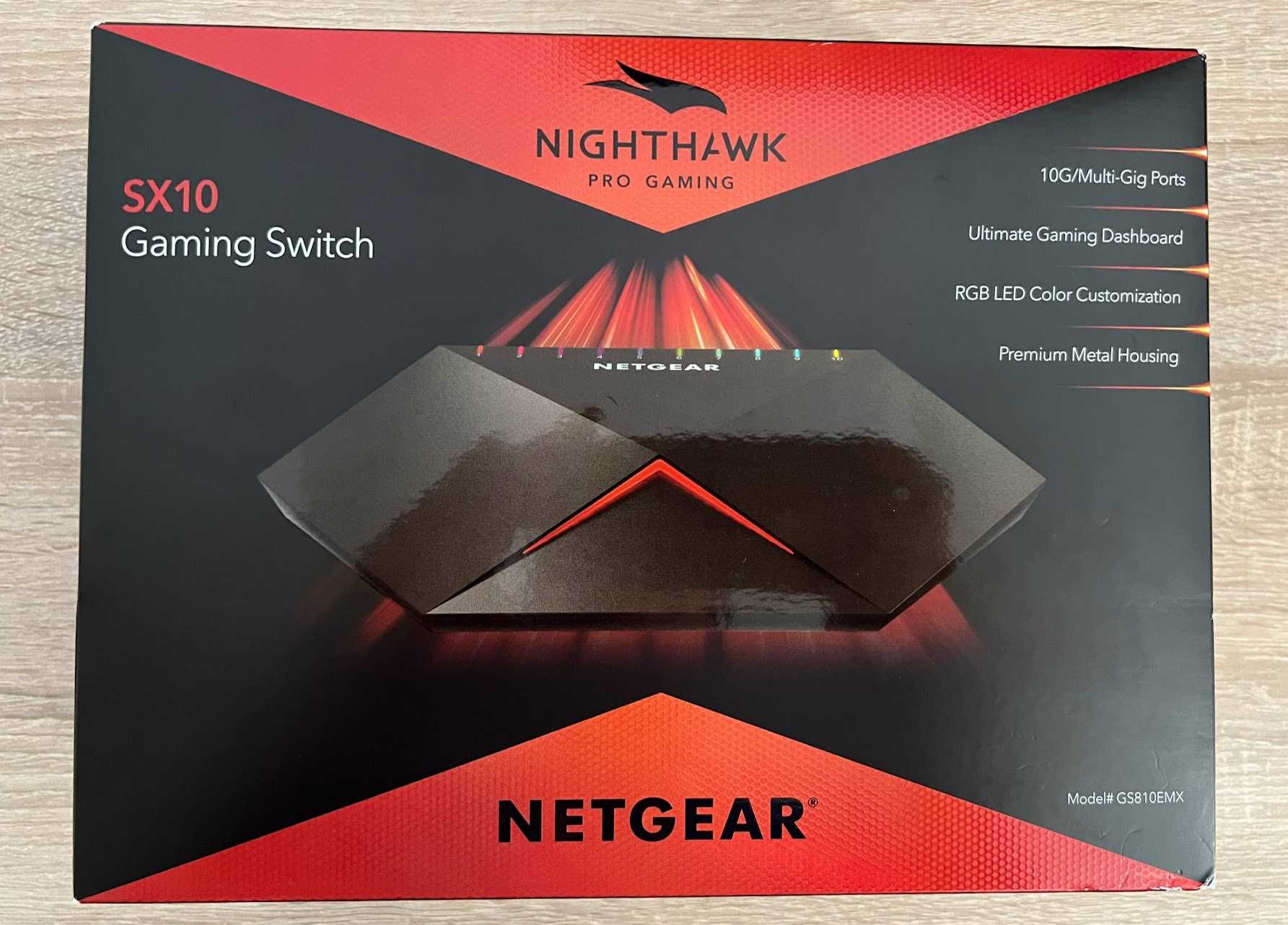Switch NetGear Nighthawk SX10 Pro Gaming 10-Gigabit/Multi-Gigabit