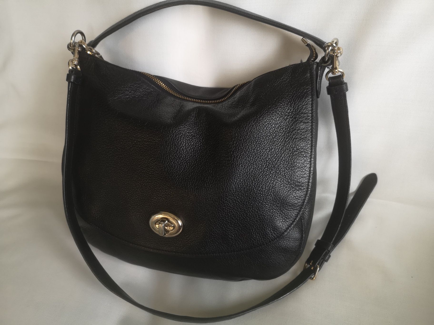 COACH, оригинална чанта естествена кожа