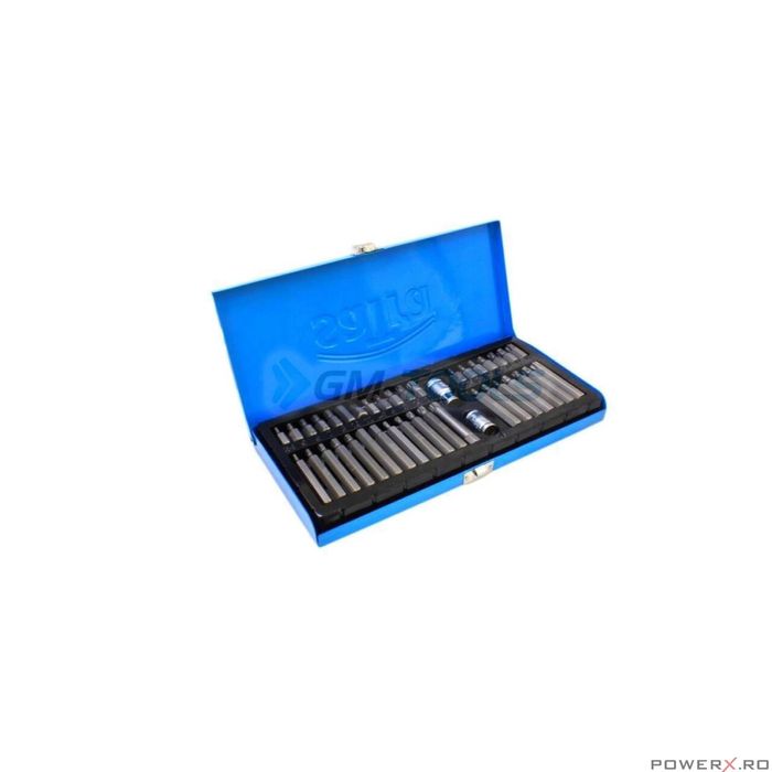 Trusa biti bituri imbusuri canelate torx 40 piese Satra