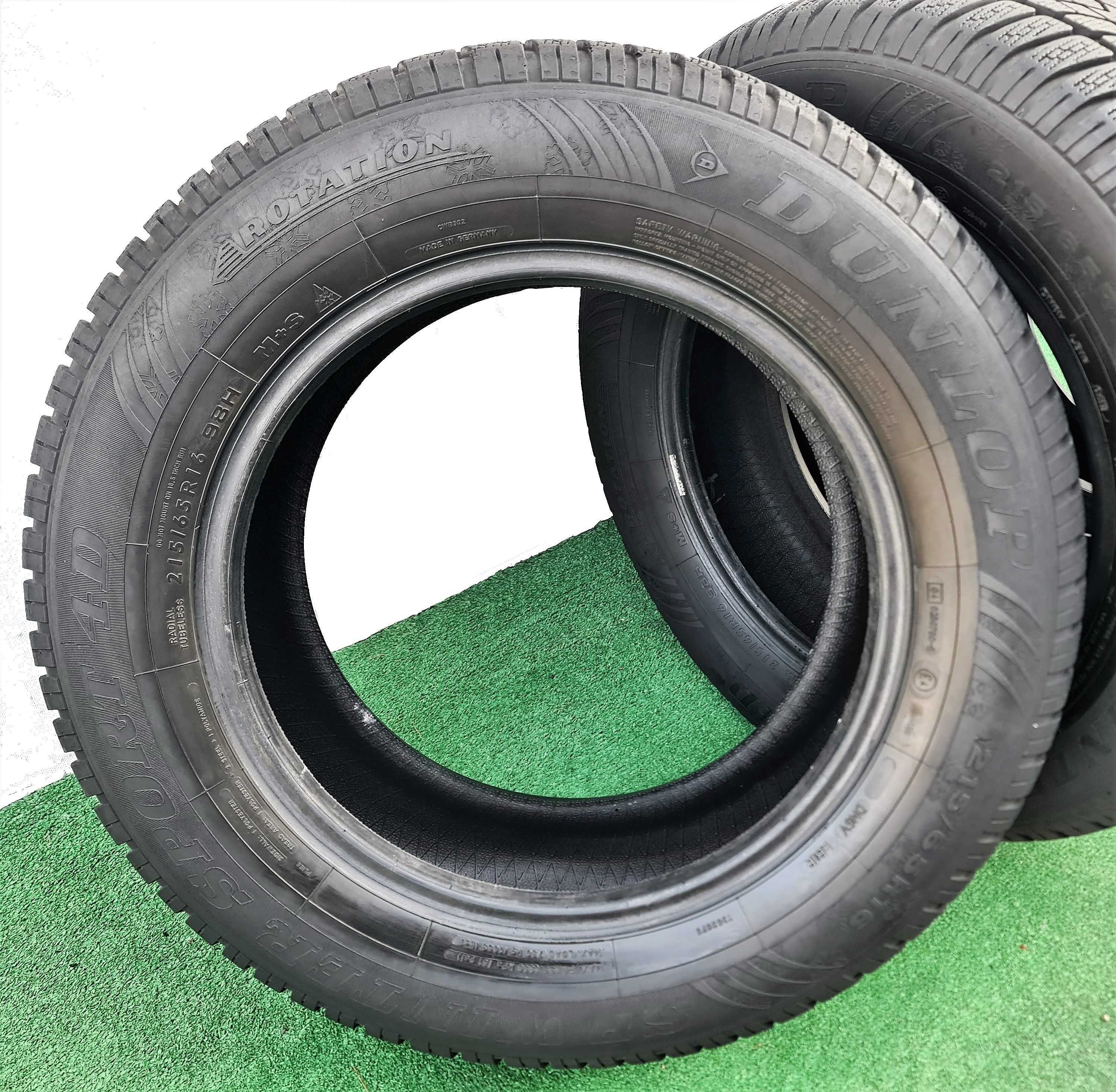 4бр. 215/65/16 DUNLOP Winter Sport- зимни