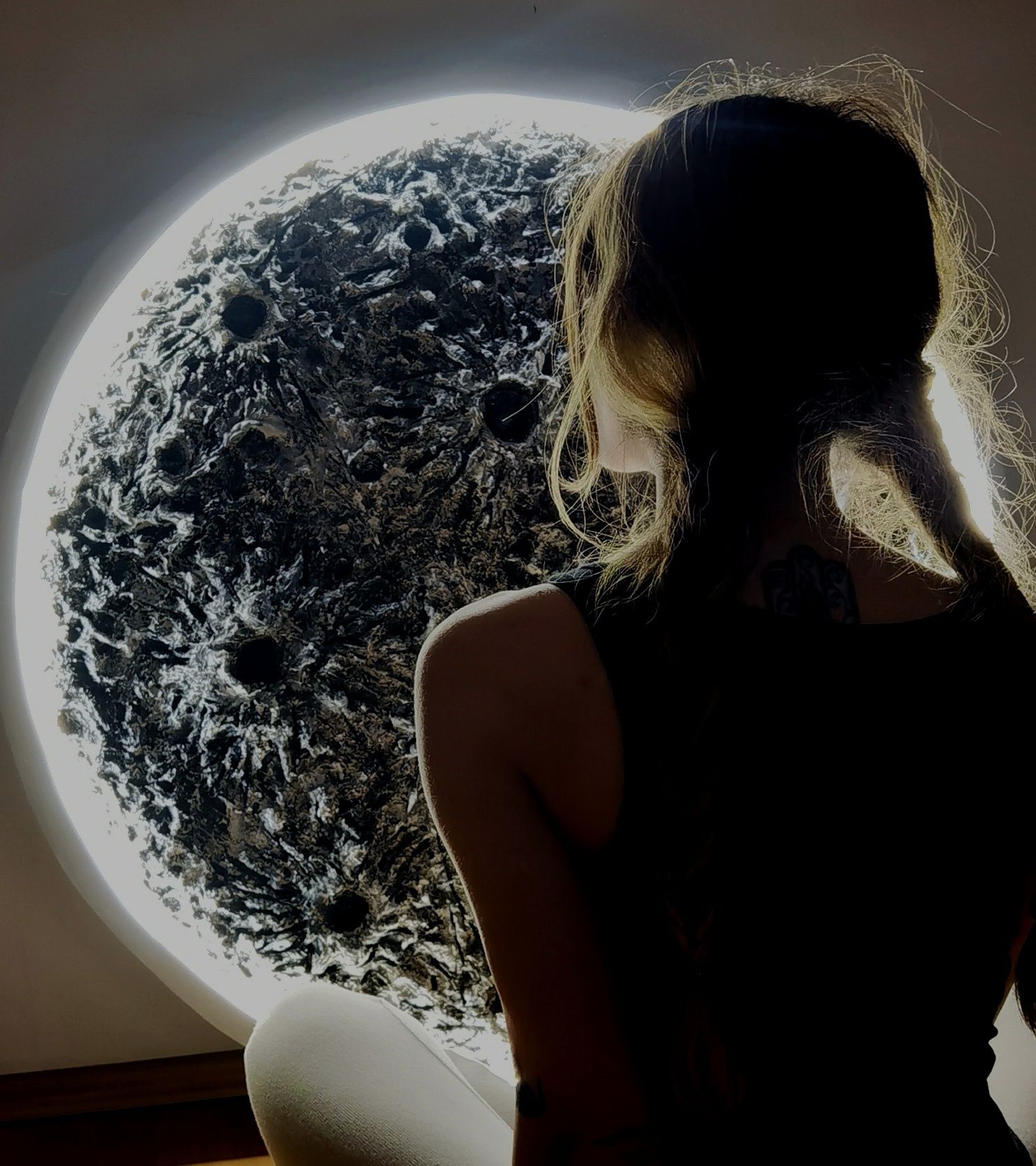 Luna cu led handmade
