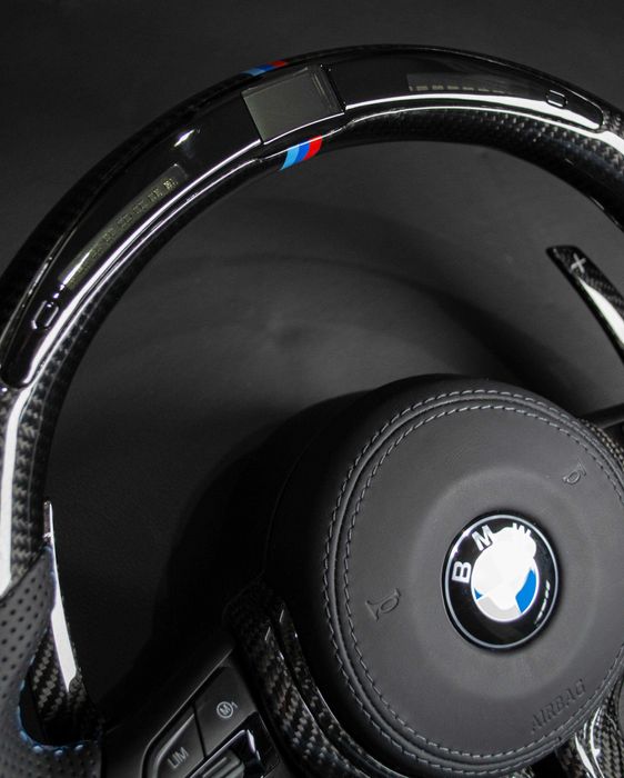 Volan BMW M Performance - Carbon - Race Display - Padele - F Series