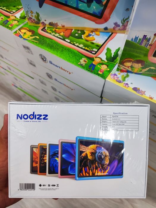 БЕПУЛ Доставка, Болалар сифатли Андроид планшети nodizz npad (8/512Гб)