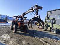 Tractor forestier same centurion 75  4x4 cu graifer,troliu