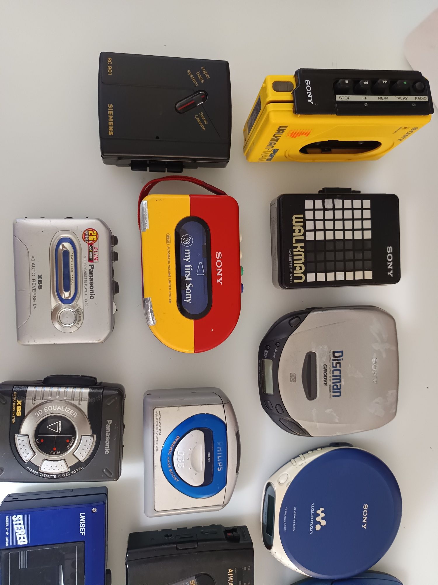 Cd playere walkmane sony,panasonic,aiwa,siemens,philips vintage retro