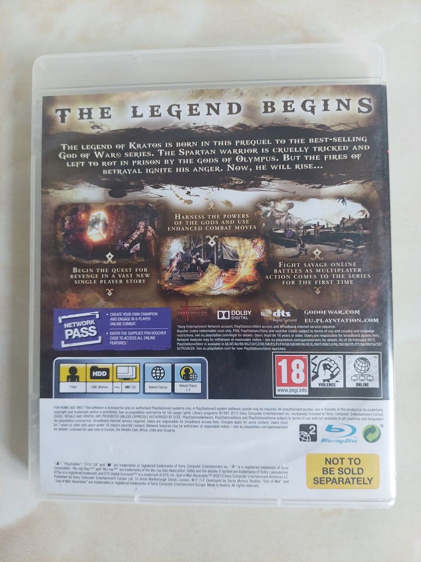[PS3] Vând God of War Ascension original & complet PlayStation 3 /poze