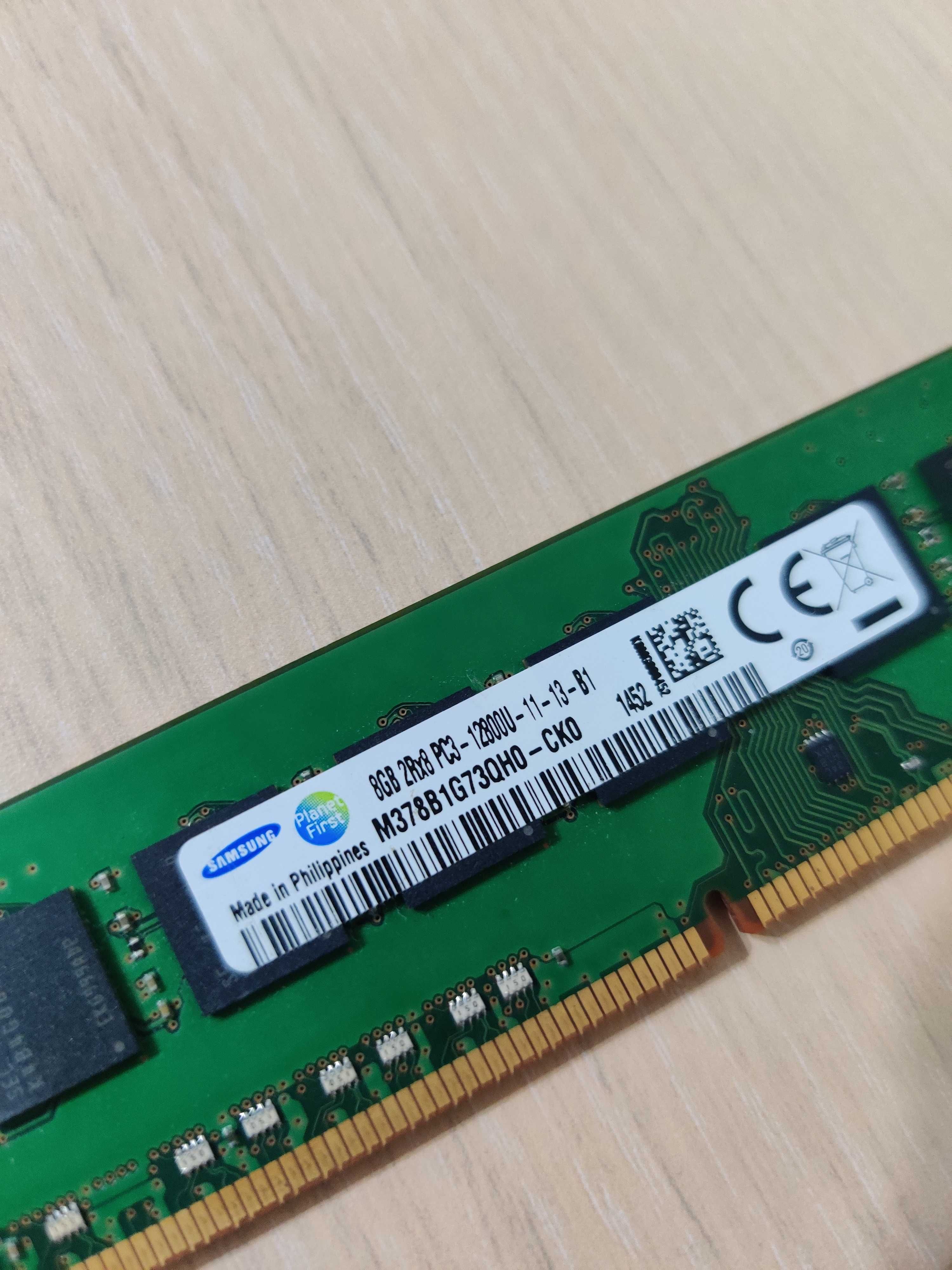 16GB DDR3 Samsung  2rx8 pc3-12800u-11-13-b1
