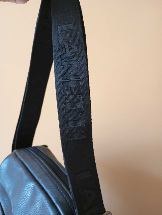 Чанта за мъже Lanetti. Черен. Нов.