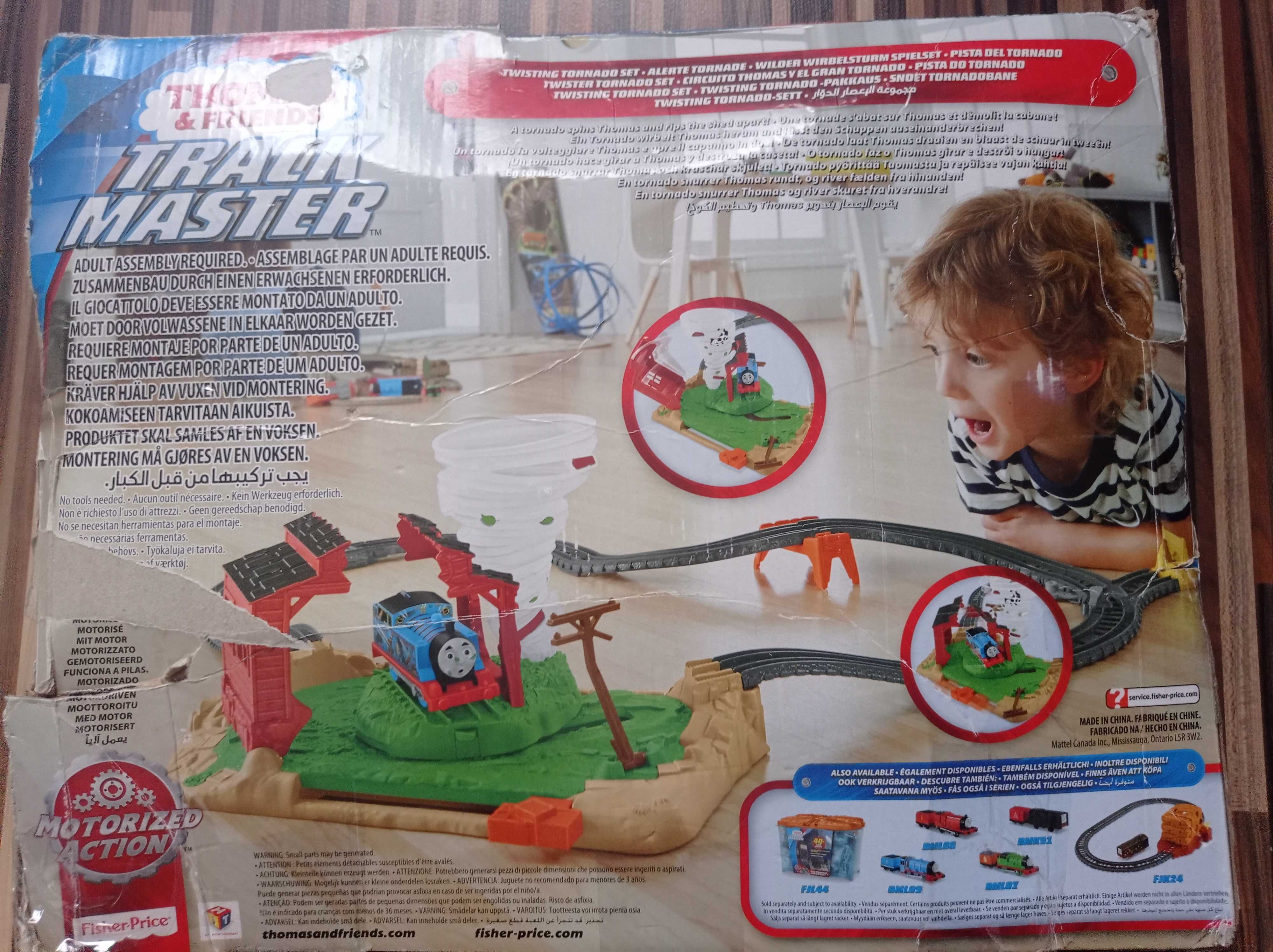 Set tren motorizat Thomas & Friends - Twisting Tornado