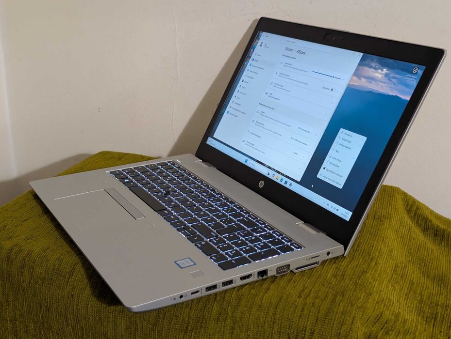 Laptop HP ProBook 650 G5 Core i5 Gen8, 16GB RAM, 256GB SSD