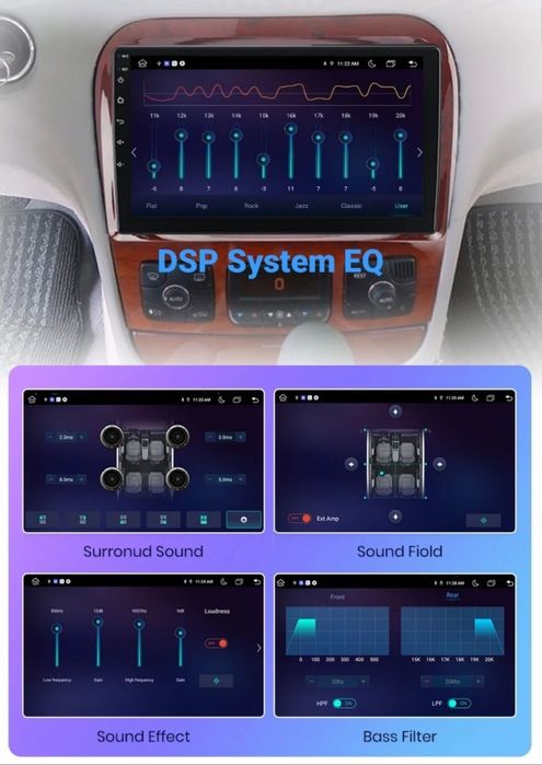 Navigatie Android dedicata Mercedes Benz S-Class W220 (1998-2005)