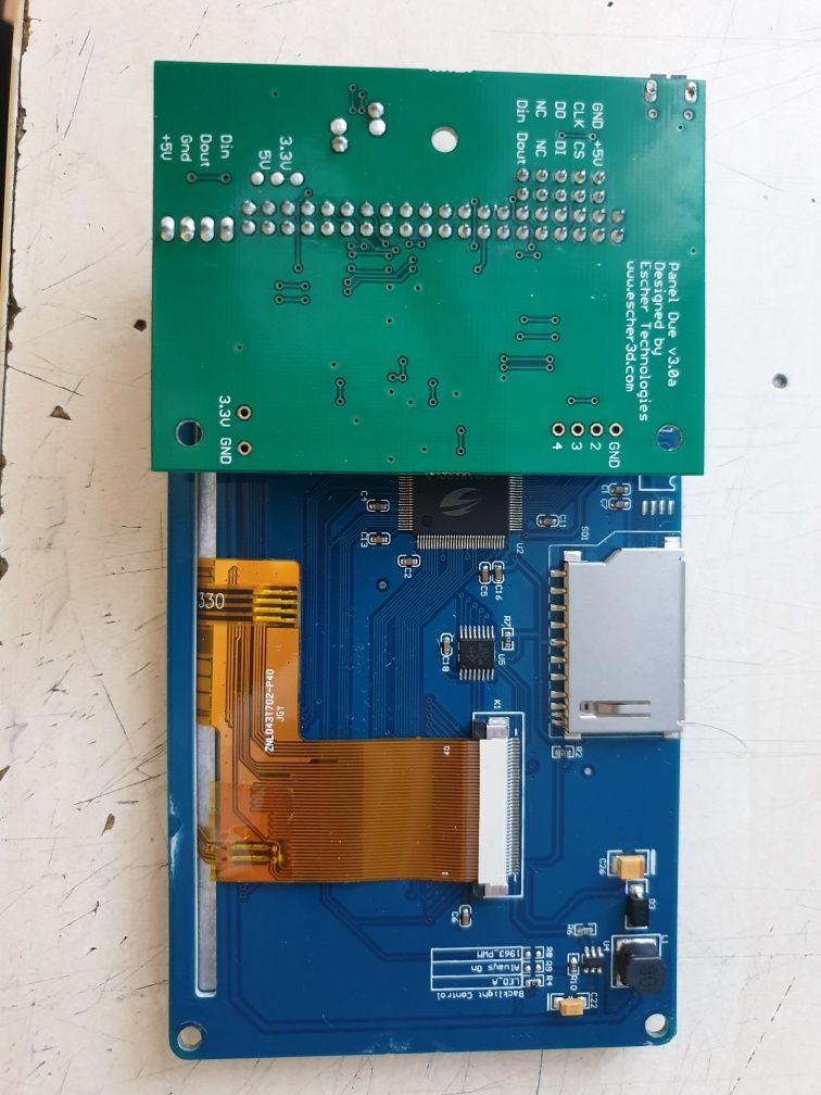 LCD Panel Due 5i Touchscreen 3D Printer