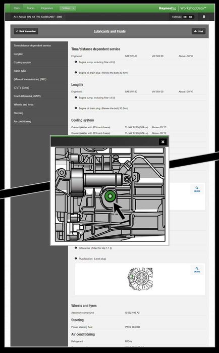 HaynesPro ОНЛАЙН Сервизна база данни / Workshop Database