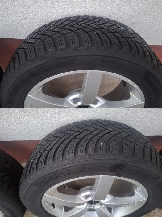 Jante aliaj cu anvelope hankook 225/55/17/vw,audi,Seat,skoda, Mercedes