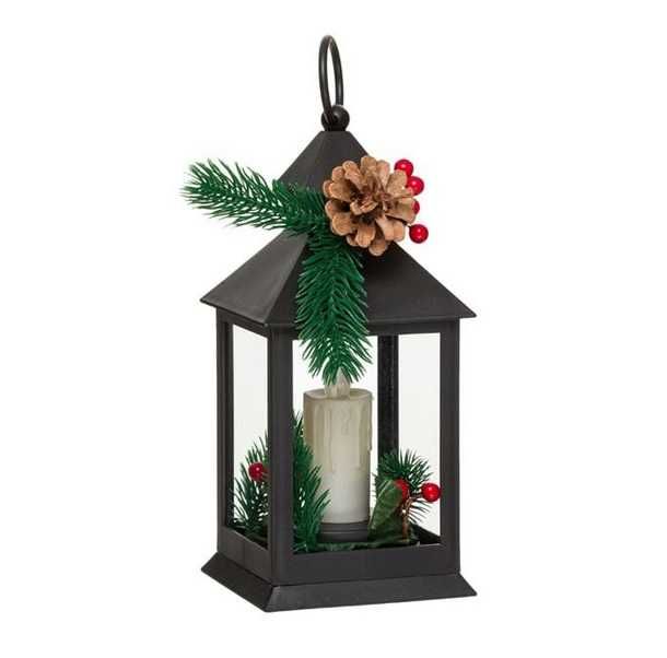 Коледен декоративен фенер LED