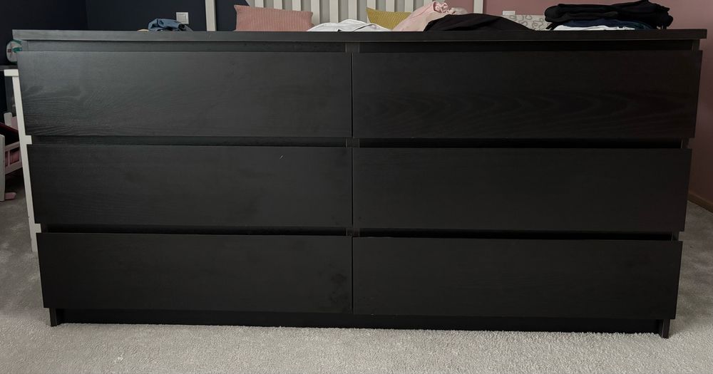 Comoda dormitor cu sertare malm Ikea