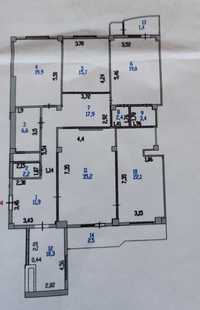 5 комнатная квартира в ЖК Рахат