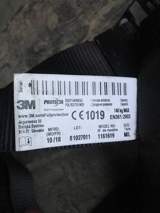 Ham 3M Protecta,centura anticadere