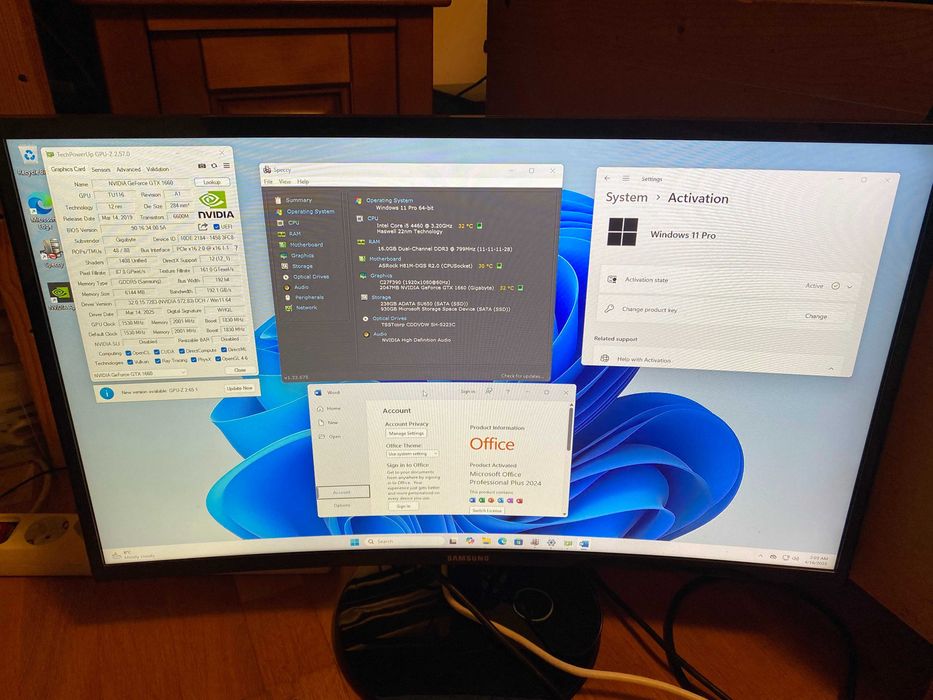 Unitate Desktop Gaming i5, 16GB ram, GTX 1660 6GB, 1.25TB