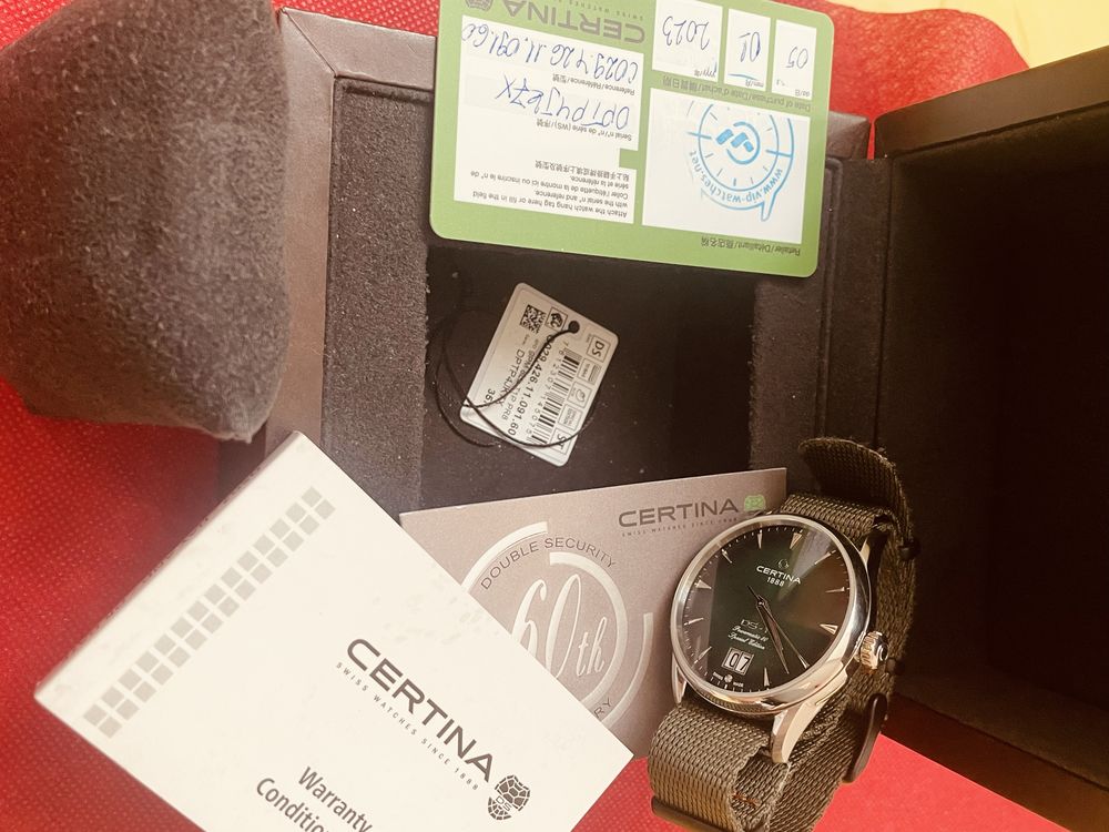 CERTINA DS-1 special edition автомат 80 часа