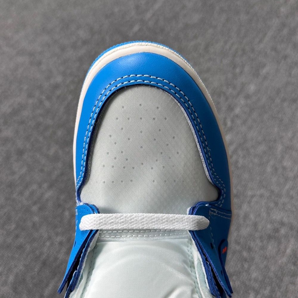 (Lichidare stoc, poze reale) OFF-White x Air Jordan 1 UNC (41)