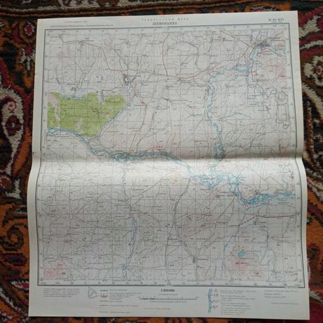 1970 г. Карта Шемонаиха