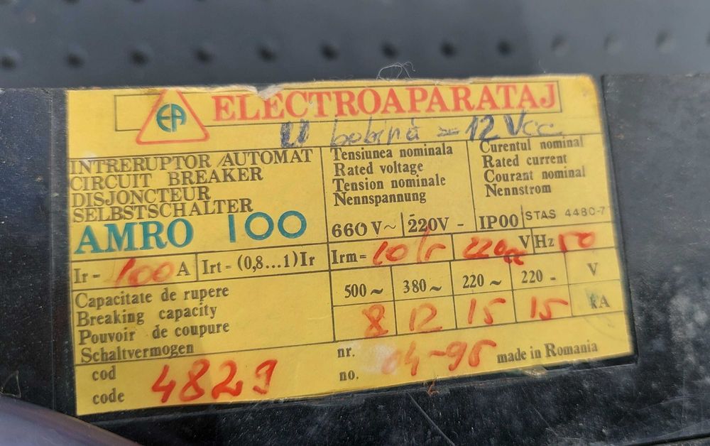 Disjunctor Electroaparataj AMRO 100