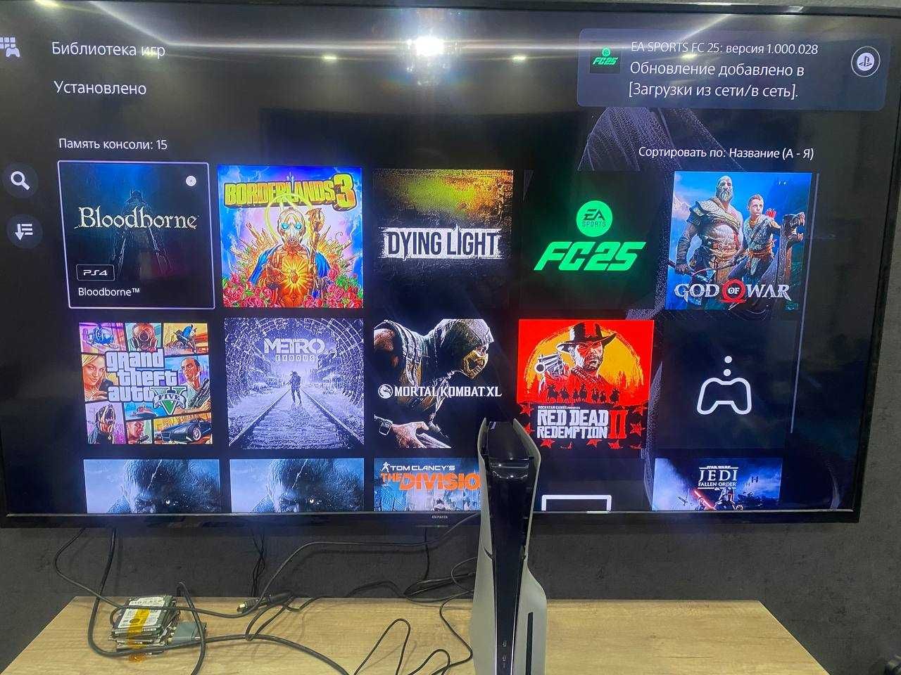 Playstation 5  с дисководом. Игры записаны.